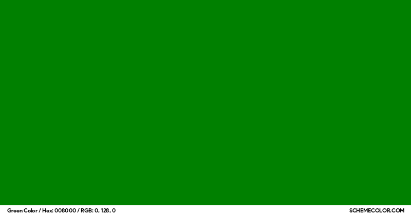 Green Color - Colors - SchemeColor.com
