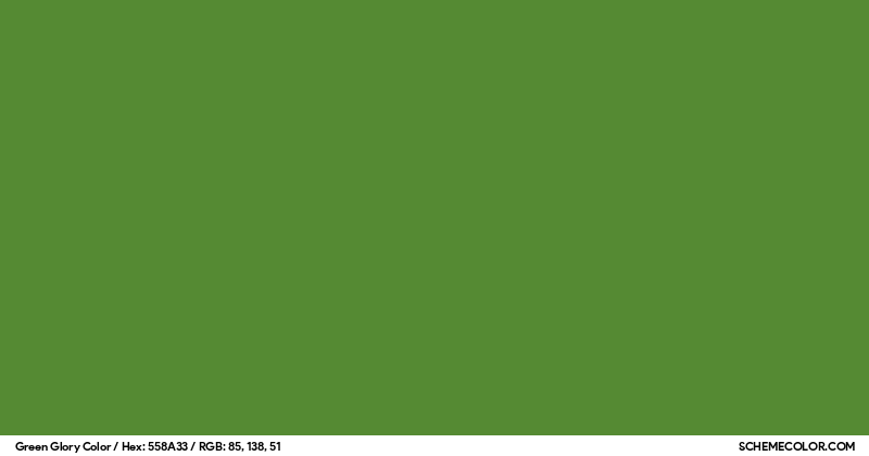 Glorf Color Green Glory Color - Colors - SchemeColor.com