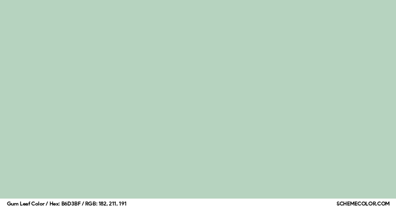Gum Leaf Color - Colors - SchemeColor.com