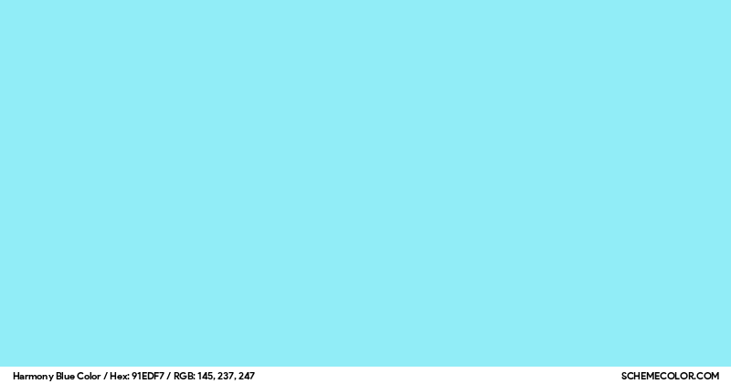 Harmony Blue Color - Colors - SchemeColor.com
