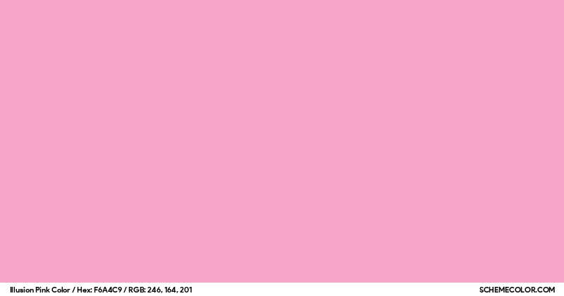 Illusion Pink Color - Colors - SchemeColor.com