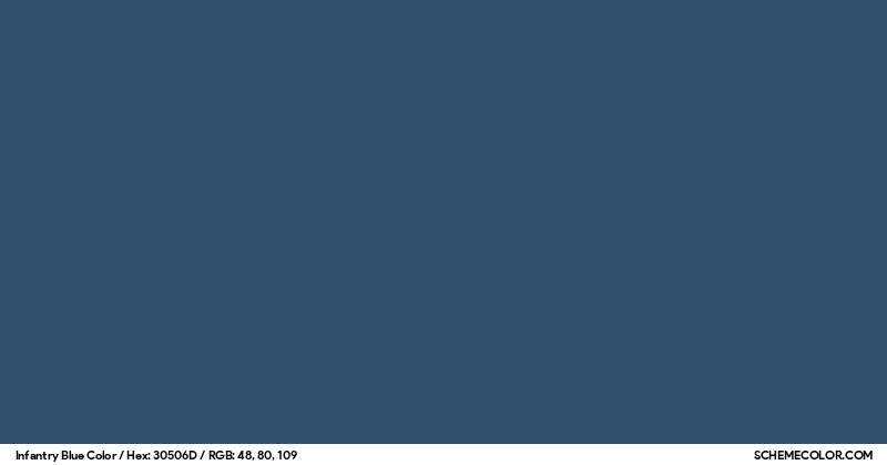 Infantry Blue Color - Colors - SchemeColor.com
