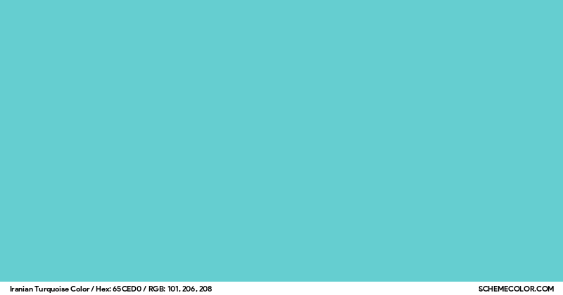 Turkio Color Iranian Turquoise Color - Colors - SchemeColor.com