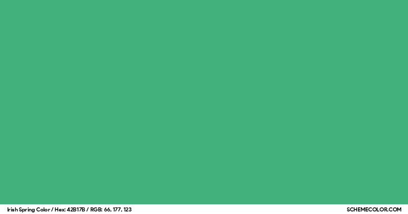 Irish Spring Color - Colors - SchemeColor.com