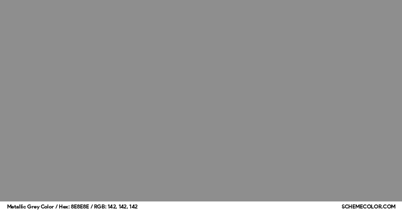 Metallic Color Grey Metallic Grey Color - Colors - SchemeColor.com