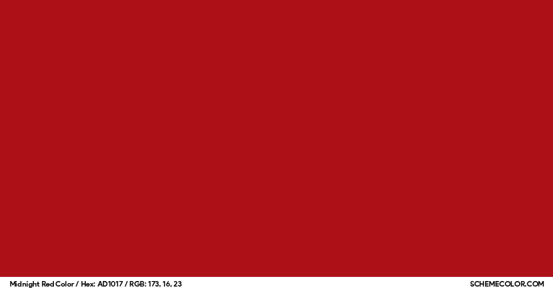 Midnight Red Color - Colors - SchemeColor.com