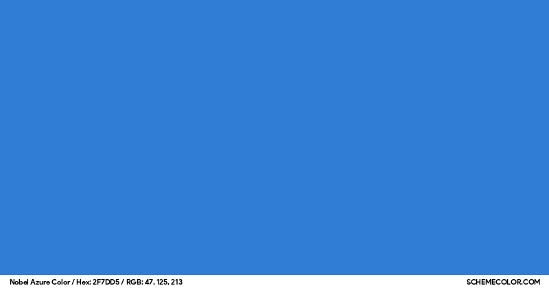 Nobel Azure Color - Colors - SchemeColor.com