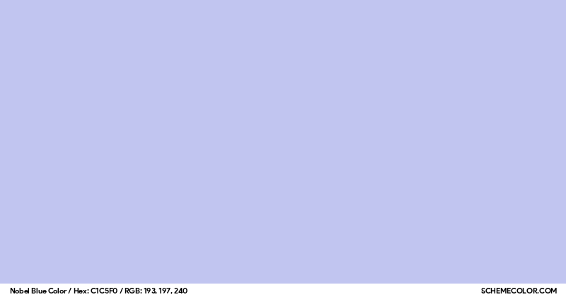 Nobel Blue Color - Colors - SchemeColor.com