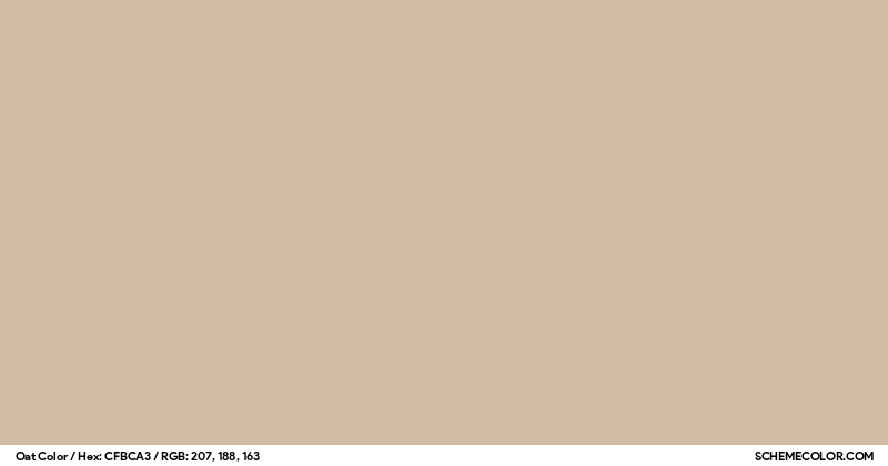 Oat Color - Colors - SchemeColor.com