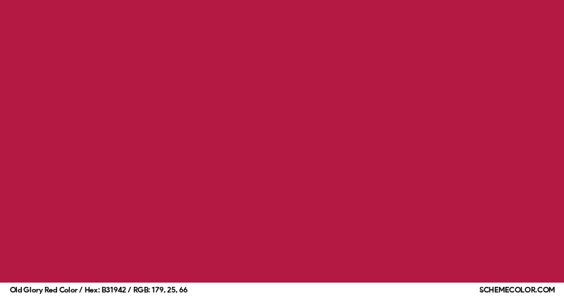 Red Color Old R Old Glory Red Color - Colors - SchemeColor.com
