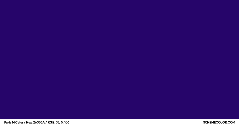 Color Code Paris Paris M Color - Colors - SchemeColor.com