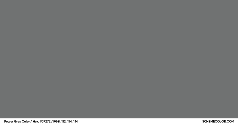 Gray Powercolor Power Gray Color - Colors - SchemeColor.com