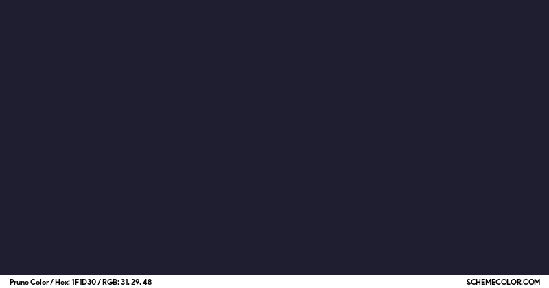 Prune Color - Colors - SchemeColor.com