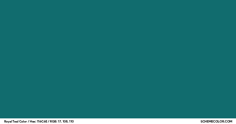 Teal Rng Color Royal Teal Color - Colors - SchemeColor.com