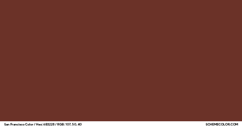 San Francisco Color - Colors - SchemeColor.com