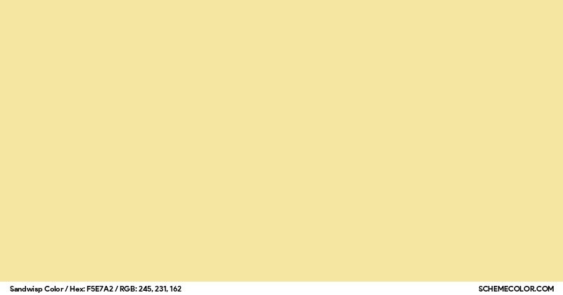 Twisp Color Sandwisp Color - Colors - SchemeColor.com