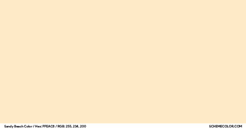 Sandy Beach Color - Colors - SchemeColor.com