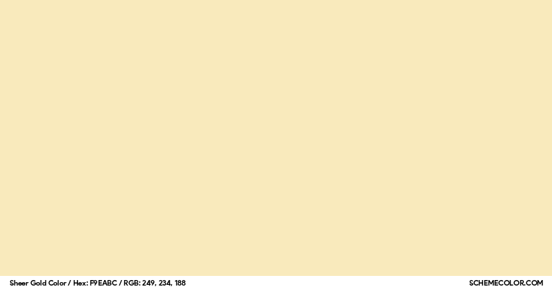 Sheer Gold Color - Colors - SchemeColor.com