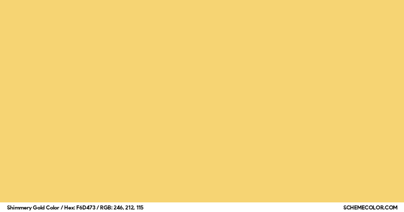 Color Preview Image of F6D473