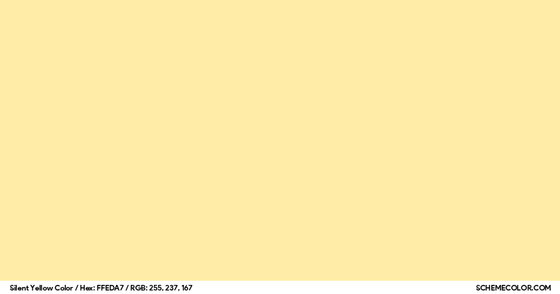 Silent Color Silent Yellow Color - Colors - SchemeColor.com