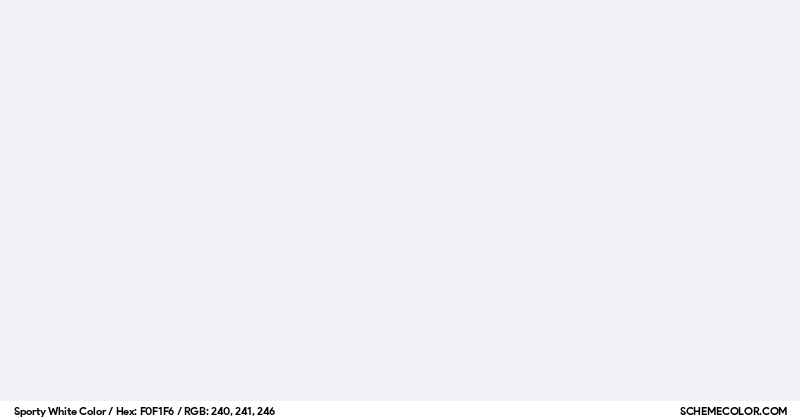 Color Preview Image of F0F1F6