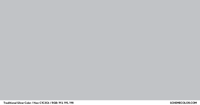 Traditional Silver Color - Colors - SchemeColor.com