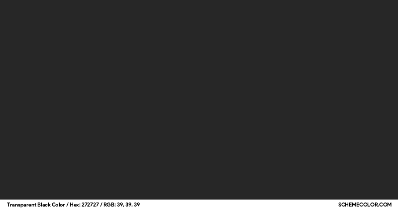 Transparent Black Color - Colors - SchemeColor.com