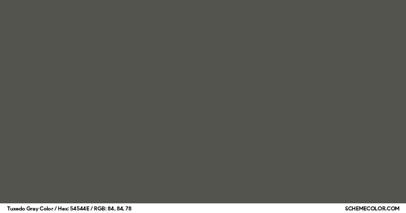 Tuxedo Gray Color - Colors - SchemeColor.com