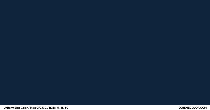 Uniform Blue Color - Colors - SchemeColor.com