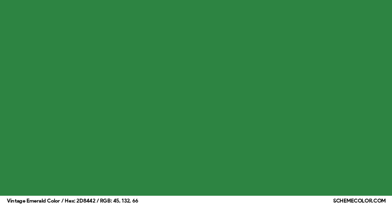 Vintage Emerald Color - Colors - SchemeColor.com