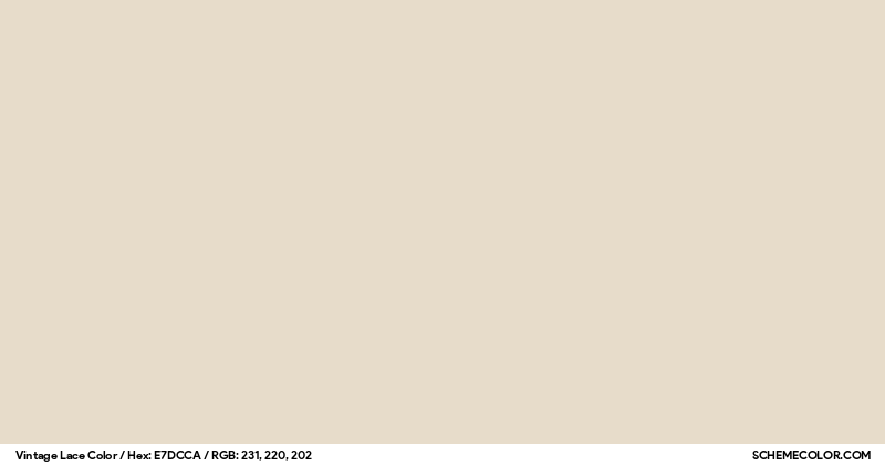 Vintage Lace Color - Colors - SchemeColor.com