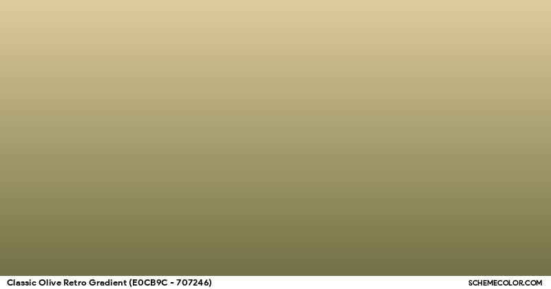 Gradient Color Olive Classic Olive Retro - Gradients - SchemeColor.com