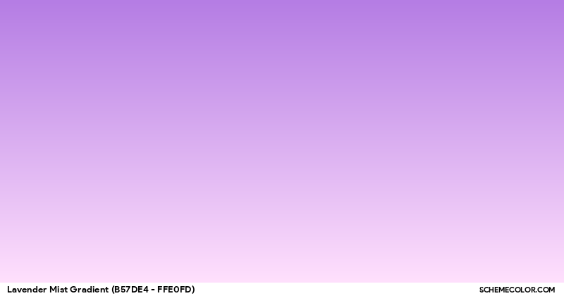 Lavender Mist - Gradients - SchemeColor.com