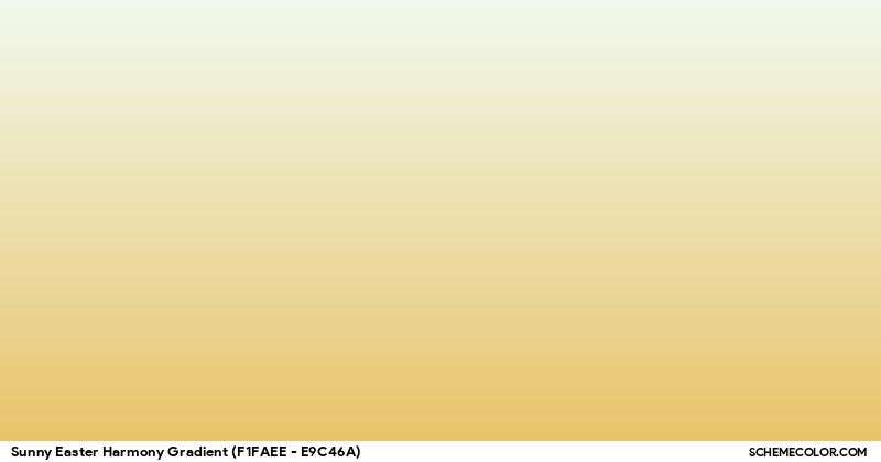 Sunny Easter Harmony - Gradients - SchemeColor.com