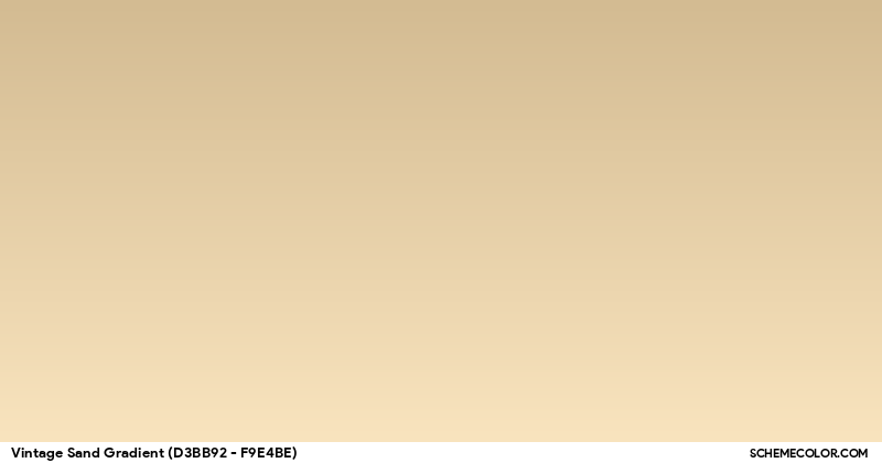 Sand Color Gradiend Vintage Sand - Gradients - SchemeColor.com