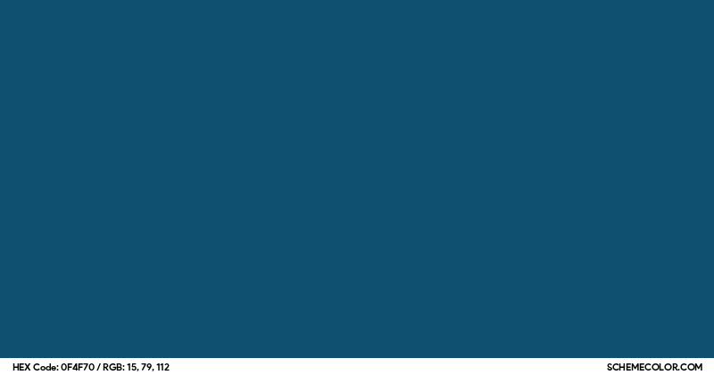 #0F4F70 Hex Color Code - SchemeColor.com