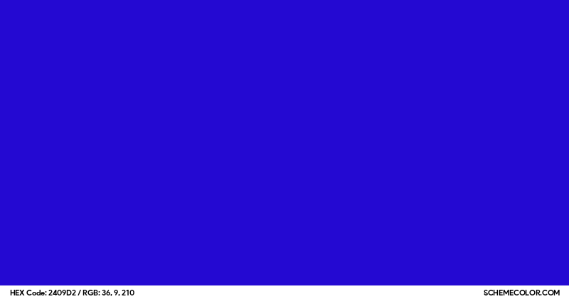 002fa7 #2409D2 Hex Color Code - SchemeColor.com