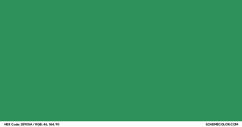 Image of #2E905A color code