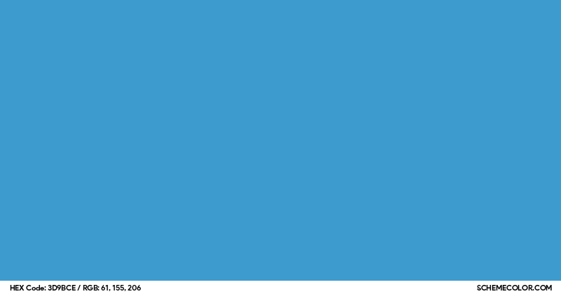 Bce Color #3D9BCE Hex Color Code - SchemeColor.com