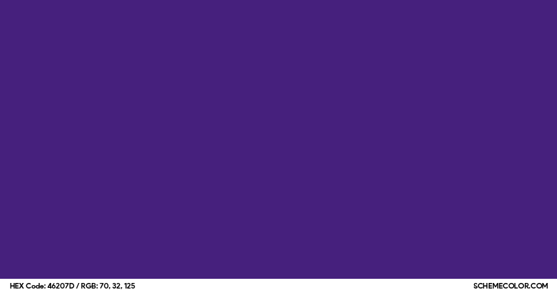 Image of #46207D color code