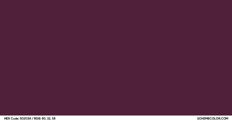 Color Lode #50203A Hex Color Code - SchemeColor.com