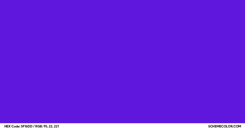 Color Ffe3e6dd #5F16DD Hex Color Code - SchemeColor.com