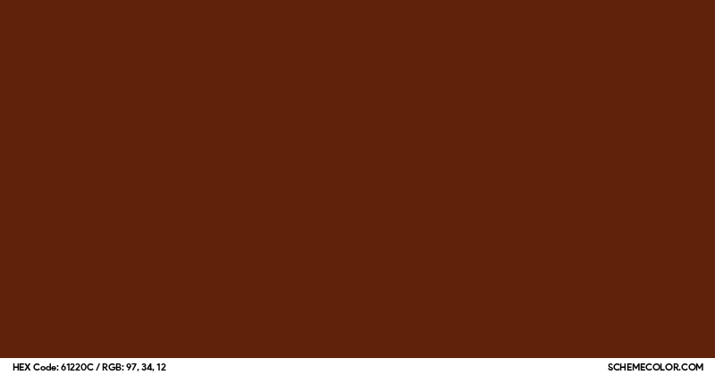 Image of #61220C color code