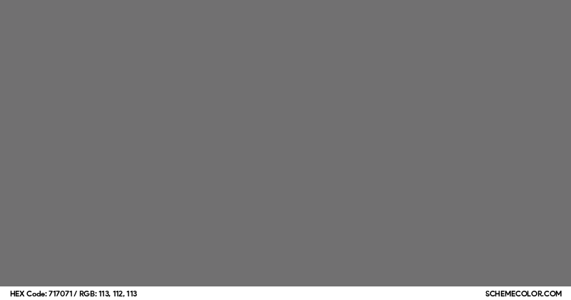 #717071 Hex Color Code - SchemeColor.com