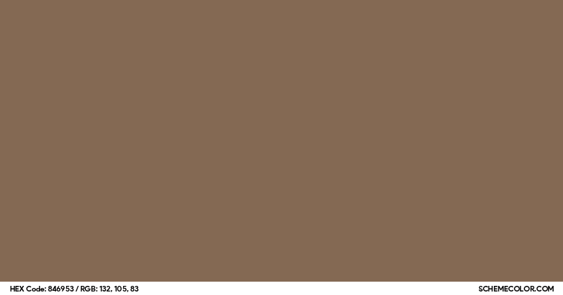 #846953 Hex Color Code - SchemeColor.com