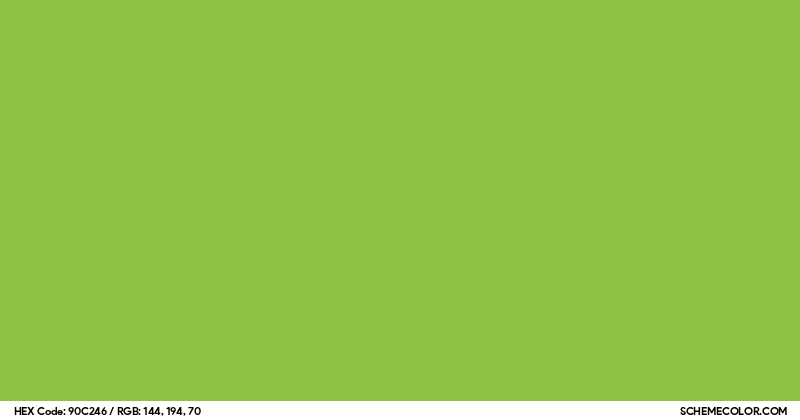 Image of #90C246 color code
