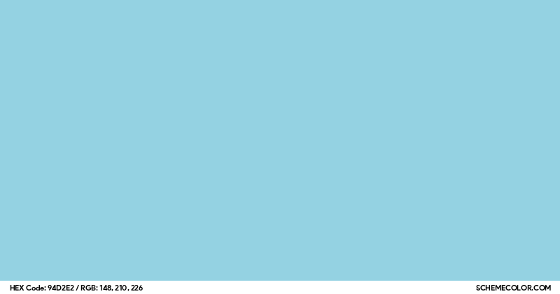 94a2ff Color Code #94D2E2 Hex Color Code - SchemeColor.com