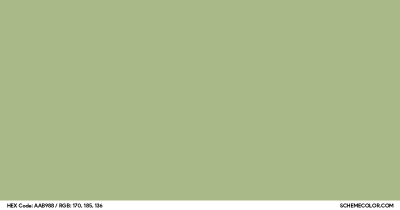 Image of #AAB988 color code