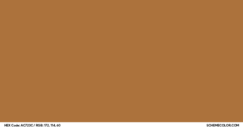 #AC723C Hex Color Code - SchemeColor.com