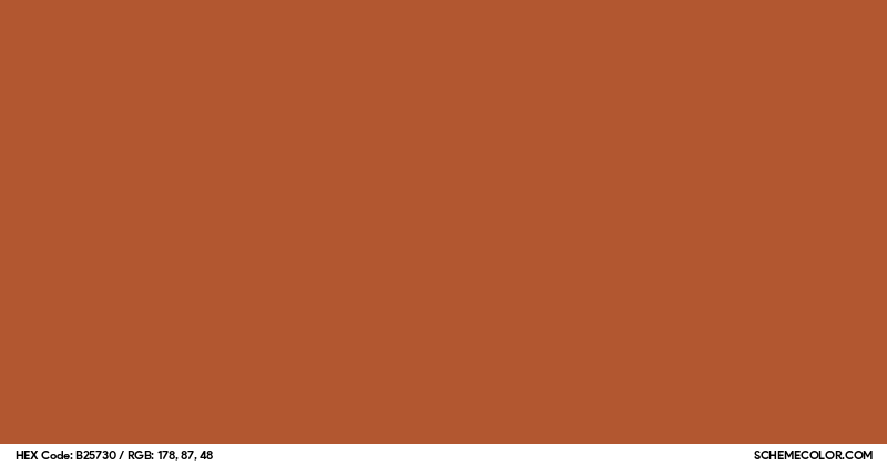 Image of #B25730 color code